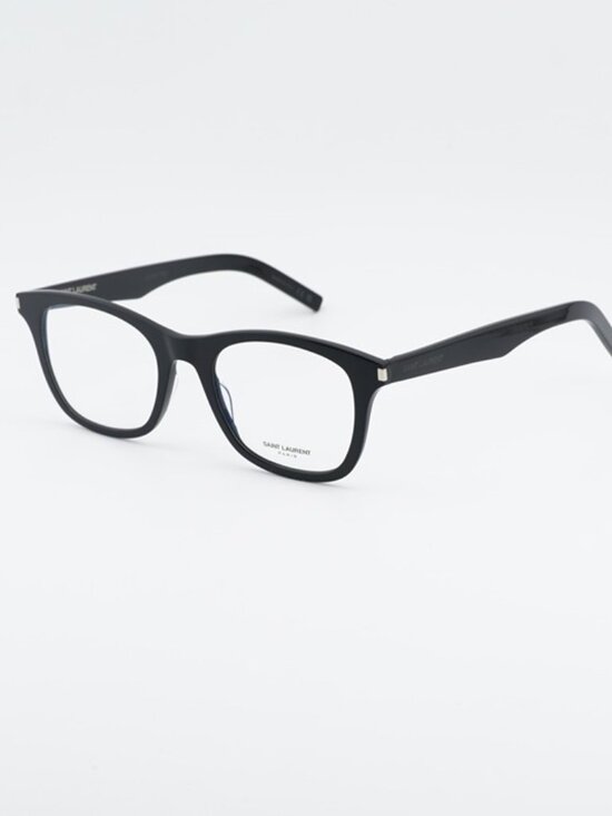Saint Laurent SL286 SLIM 001 Eyeglasses Black 50mm Square Frame main image 5